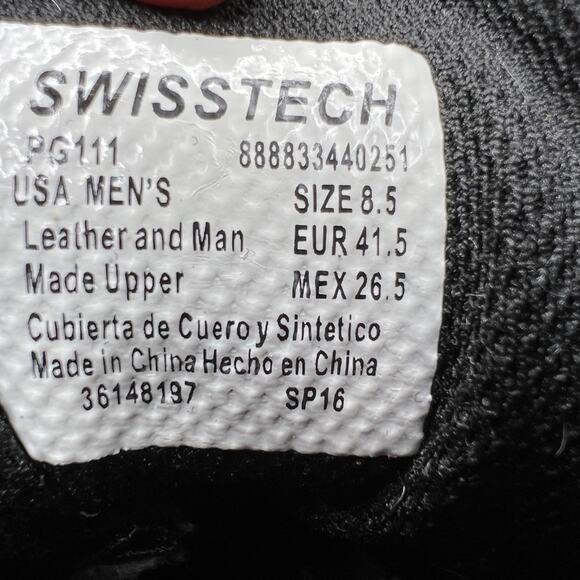 Swiss Tech Black Onyx Hiking Boots Lace Up Mens 8.5 Outdoor Walking Casual ? main image 12